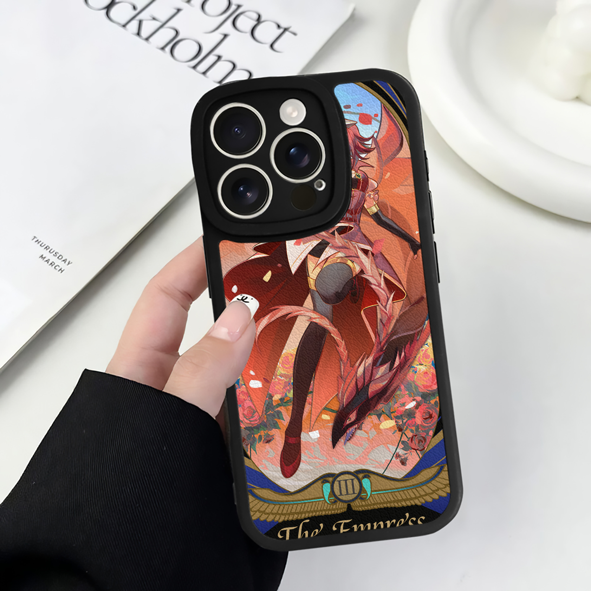 （画像用） 遊☆戯☆王 Yu-Gi-Oh! 【iPhone 16シリーズ対応】シリコンスマホケース（レザー調） 材質：シリコン
